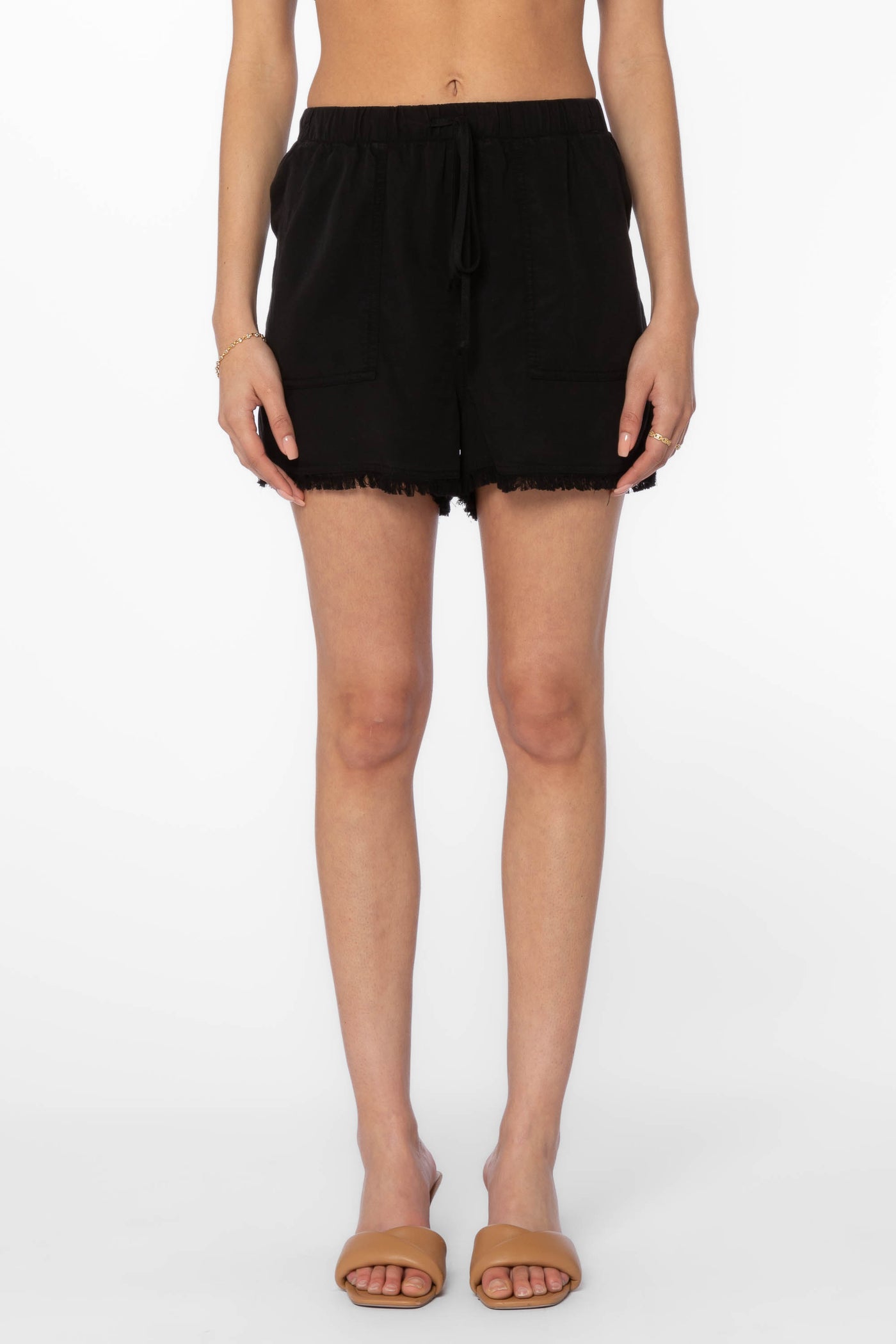 Simone Black Shorts - Shorts - Velvet Heart Clothing