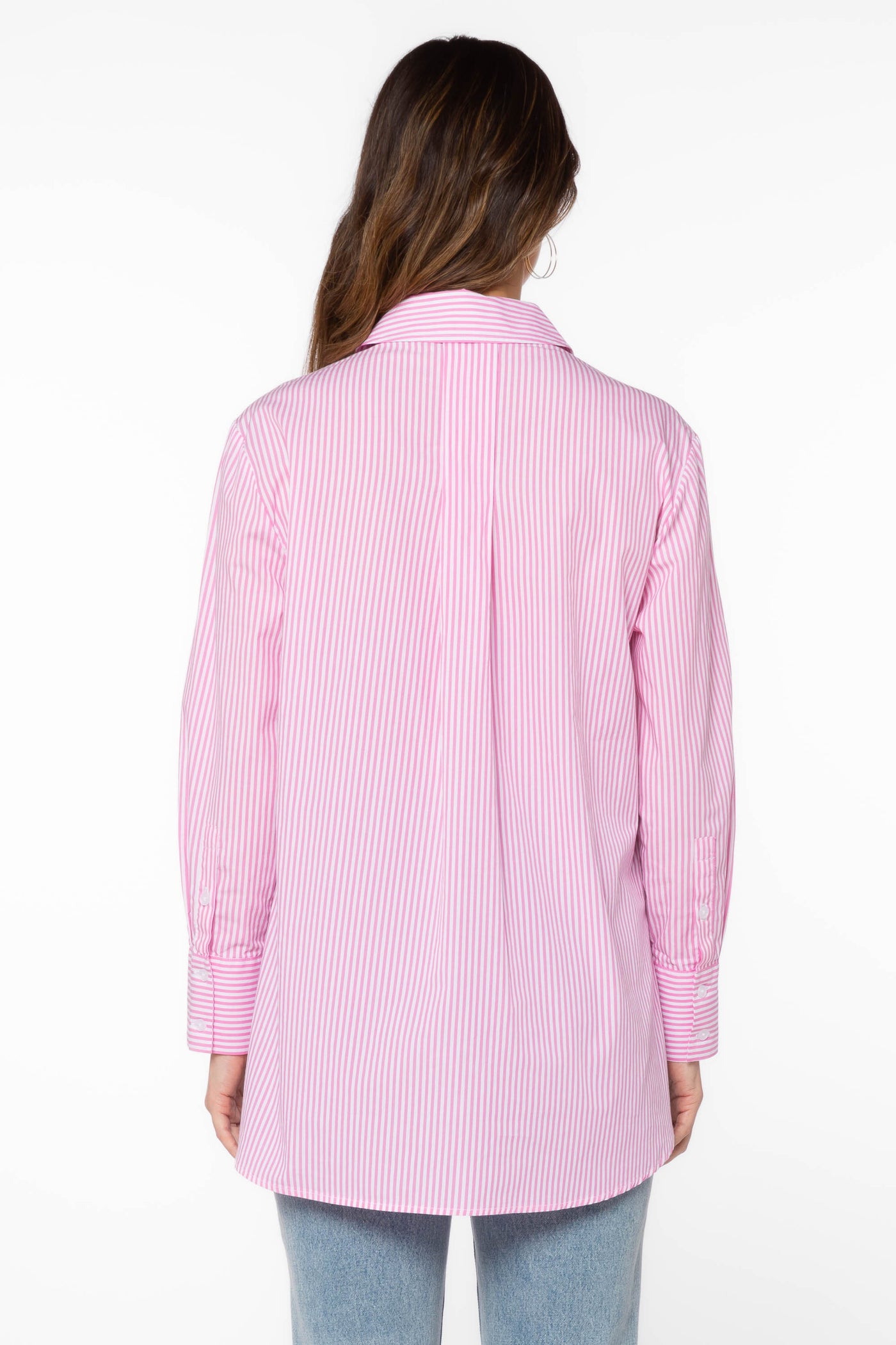 Westerly Pink Stripe Shirt - Tops - Velvet Heart Clothing