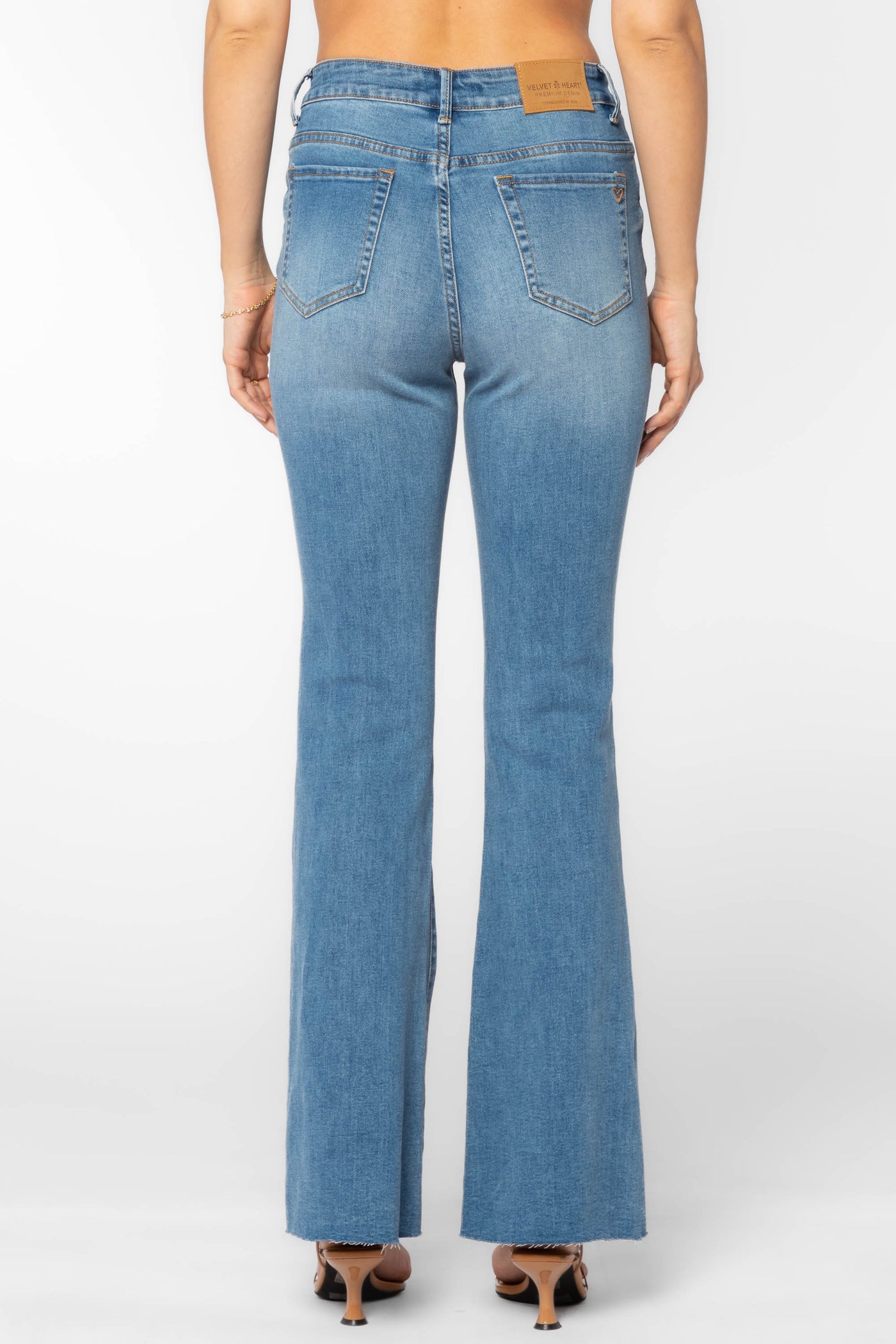 Zoe Blue Jeans - Bottoms - Velvet Heart Clothing